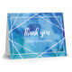 Blue Watercolor Folded Thank You Note Cards Image 3 of 3
